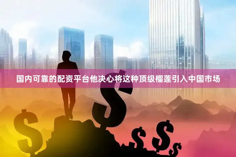 国内可靠的配资平台他决心将这种顶级榴莲引入中国市场